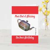 Gönnen Sie sich einen Geburtstagssegen Karte (Gelbe Blume)