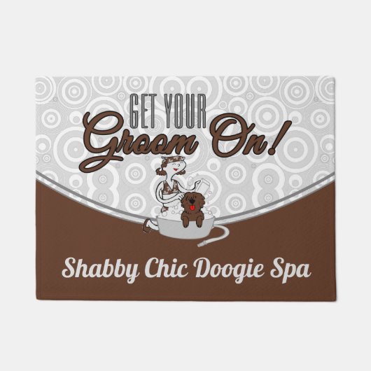 Gönnen Sie sich einen guten Rutsch auf die Geschäf Fußmatte (Vorderseite)