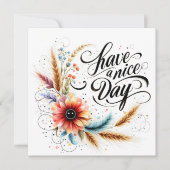 Gönnen Sie sich einen schönen Blumentag (Vorderseite)