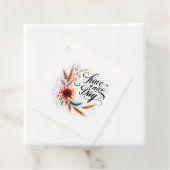 Gönnen Sie sich einen schönen Blumentag Geschenkanhänger (Beispiel)