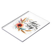 Gönnen Sie sich einen schönen Blumentag Notizblock (Linke Seite)