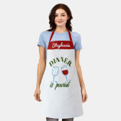 Gönnen Sie sich Spaß: Personalisierter Koch Schürze (Getragen)
