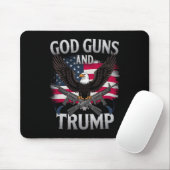 Gonnenfeuer und Trump rütteln die amerikanische Fl Mousepad (Mit Mouse)