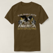 Gonnenwürfel Lasse Amerika drei Indepen Behalten T-Shirt (Design vorne)