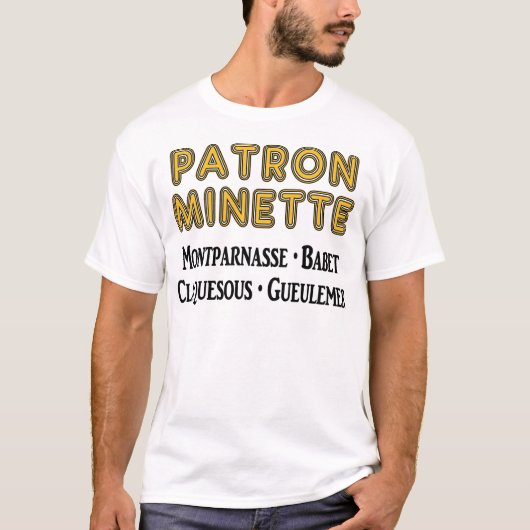 Gönner-Minette T-Shirt (Vorderseite)