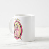 Gönnerheiliges St. Agatha gegen Brustkrebs-Tasse Kaffeetasse (Vorderseite Links)