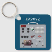 Gonset Communicator Transceiver Ham Radio Schlüsselanhänger (Vorderseite)