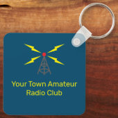 Gonset Communicator Transceiver Ham Radio Schlüsselanhänger (Rückseite)