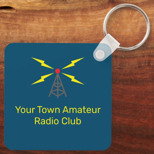 Gonset Communicator Transceiver Ham Radio Schlüsselanhänger (Rückseite)