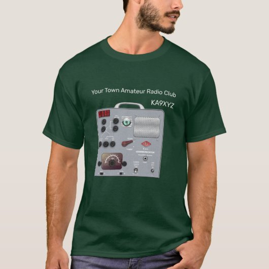Gonset Communicator Transceiver Ham Radio T-Shirt (Vorderseite)