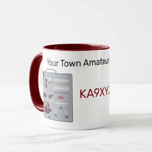 Gonset Communicator Transceiver Ham Radio Tasse (Vorderseite Links)