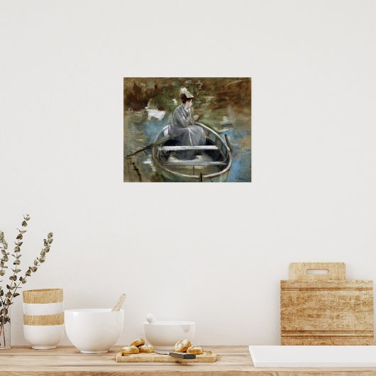 Gonzalès - Auf einem Boot Poster (Küche)