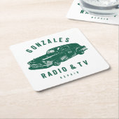Gonzales Radio & TV Paper Untersetzer (angewinkelt)