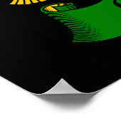 Gonzalez Coat von Arms Heraldic Print Poster (Ecke)