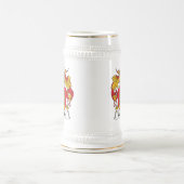 Gonzalez-Familienwappen Bierglas (Mittel)