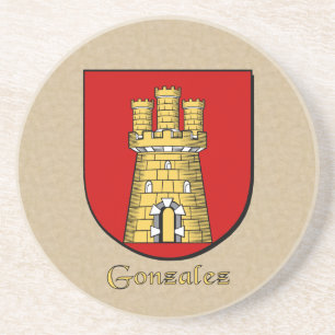 Gonzalez Heraldic Shield Untersetzer