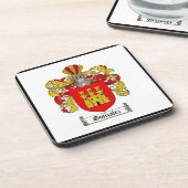 Gonzalez [Spanisch] Familienwappen Getränkeuntersetzer (Linke Seite)