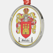 Gonzalez [Spanisch] Familienwappen * Ornament Aus Metall (Links)