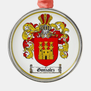 Gonzalez [Spanisch] Familienwappen * Ornament Aus Metall