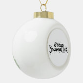 Gonzo Journalist Keramik Kugel-Ornament (Links)