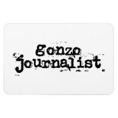 Gonzo Journalist Magnet (Horizontal)