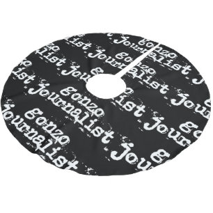 Gonzo Journalist Polyester Weihnachtsbaumdecke