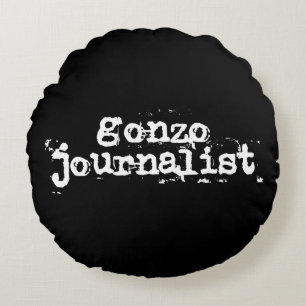 Gonzo-Journalist Rundes Kissen
