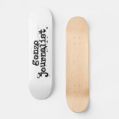 Gonzo Journalist Skateboard (Vorderseite)