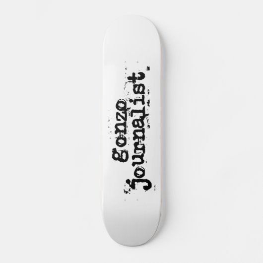 Gonzo Journalist Skateboard (Vorderseite)