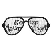Gonzo Journalist Sonnenbrille (Vorderseite)