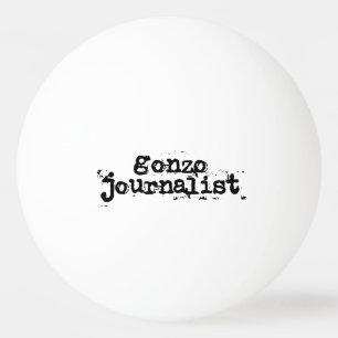 Gonzo-Journalist Tischtennisball