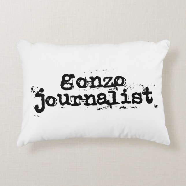 Gonzo Journalist Zierkissen (Vorderseite)