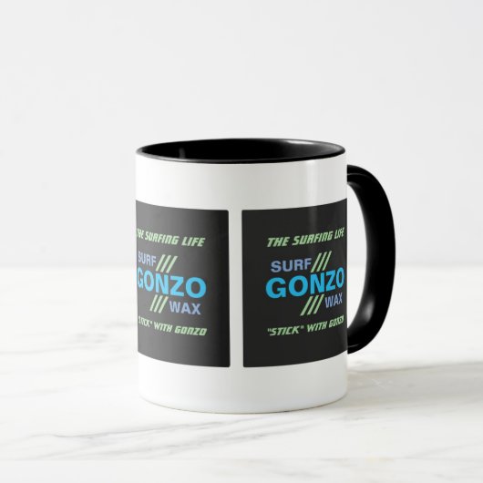 GONZO SURF WAX II Tasse (VorderseiteRechts)