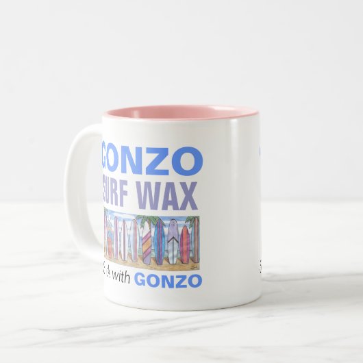 GONZO SURF WAX III Tasse (Vorderseite Links)