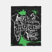 Goo Shroomz Fleecedecke (Vorderseite)