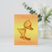 Goober die Ente Postkarte (Stehend Vorderseite)
