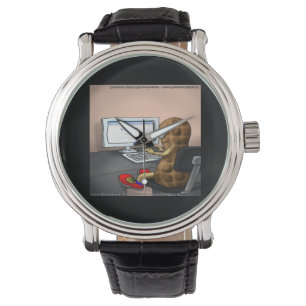 Goober Die Nüsse Im Netz Lustige Unisex-Uhr Armbanduhr