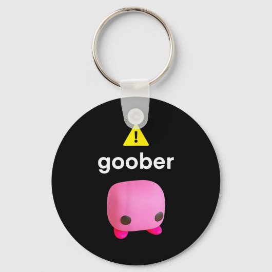 Goober Funny Meme Ironic Weirore  Schlüsselanhänger (Vorderseite)