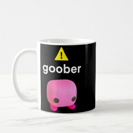 Goober Lustiger Meme Ironischer Weirore  Kaffeetasse (Links)