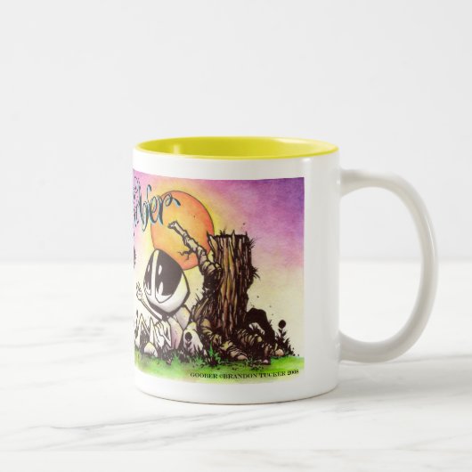 Goober-Tasse Zweifarbige Tasse (Rechts)