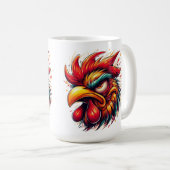 "Goober the Furious Rooster" Mug Kaffeetasse (VorderseiteRechts)