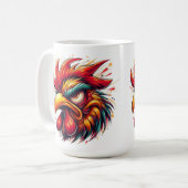 "Goober the Furious Rooster" Mug Kaffeetasse (Vorderseite Links)