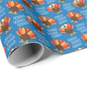 Gooble Gooble Gooble Crazy Türkei Geschenkpapier (Rolleneckpunkt)