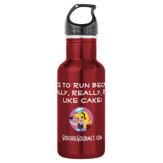Goochie Feinschmecker 32oz. Rosa Trinkflasche