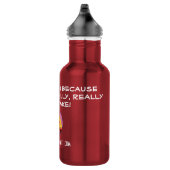 Goochie Feinschmecker 32oz. Rosa Trinkflasche (Rechts)