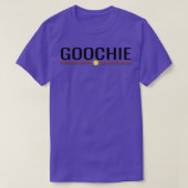 Goochie schwarze Schrift Design lustiges Geschenk  T-Shirt (Design vorne)