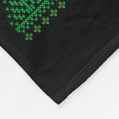 Good Afternoon - Funny Ugly Christmas Sweater Fleecedecke (Ecke)