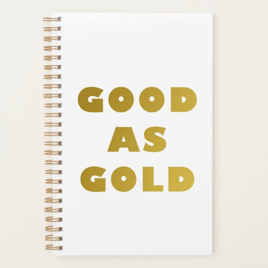 Good as Gold Planner  Planer (Vorderseite)