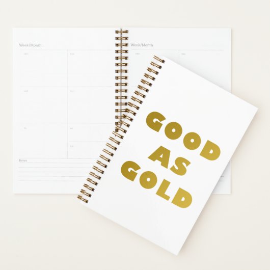 Good as Gold Planner  Planer (Anzeige)