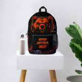 Good Better Best Never Let It Rest Bedruckter Rucksack